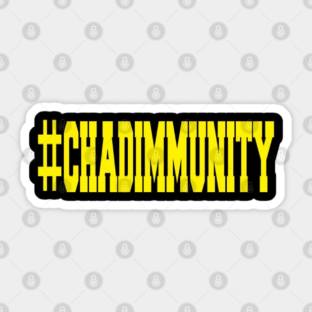 #Chadimmunity Sticker by Judicator